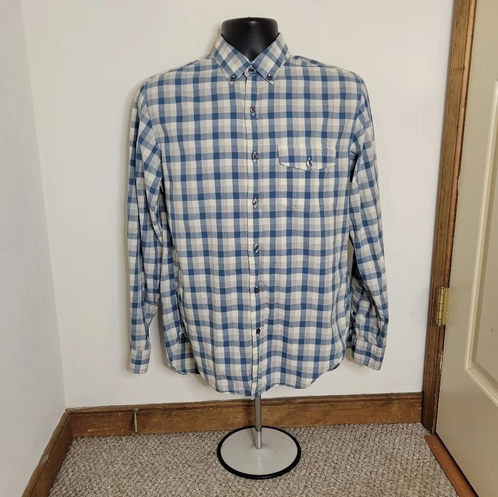 VINTAGE J. Crew Men's Casual Button Down - Size (S) (14) - Excellent Condition